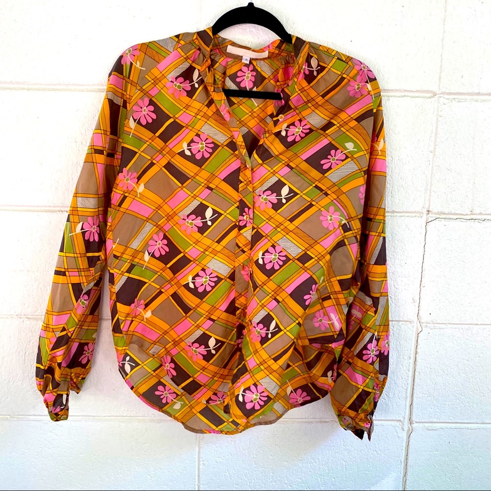 Erica Tanov silk blouse